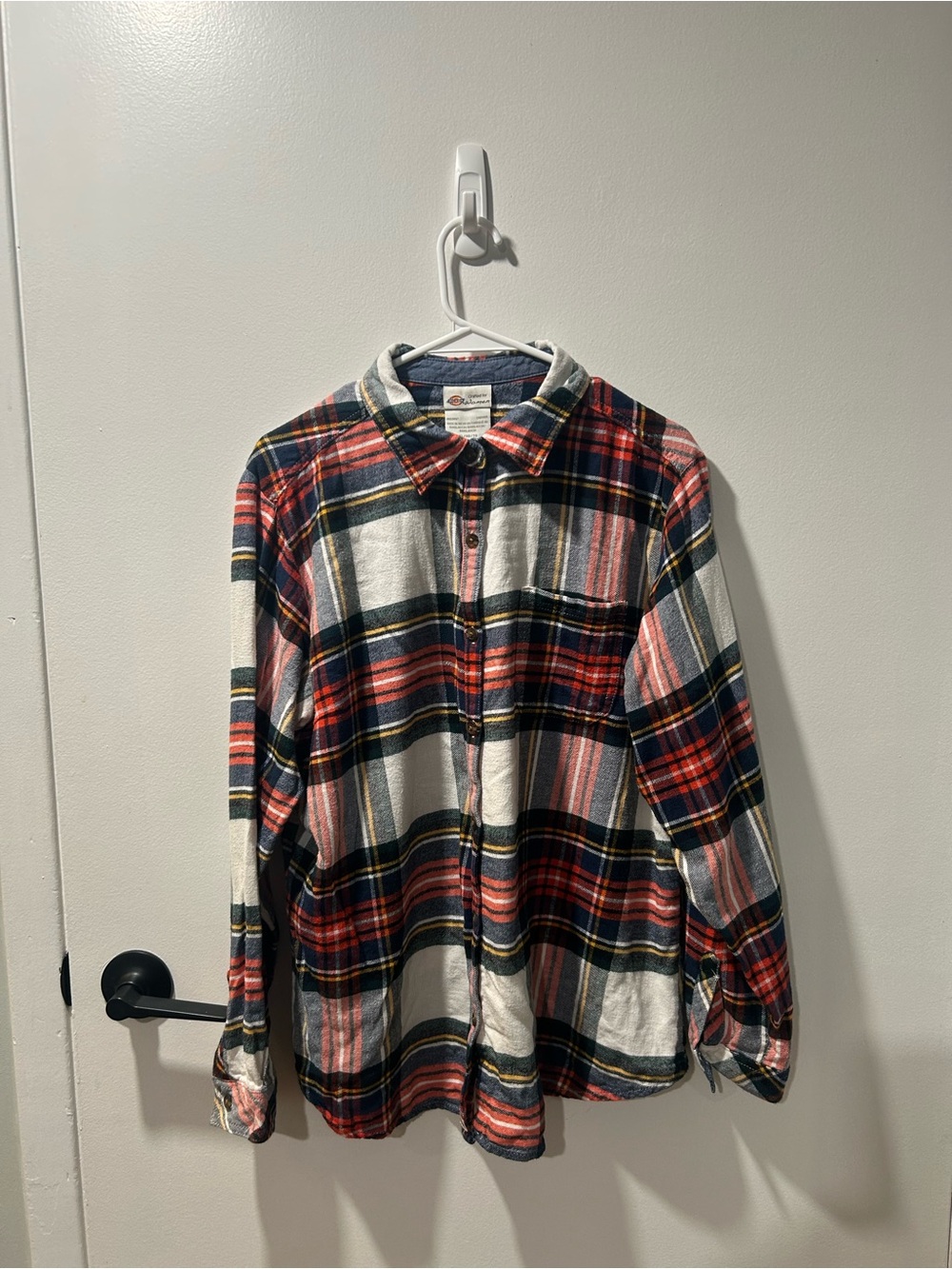 Dickies Women’s Multicolor Plaid Flannel Shirt - XL
